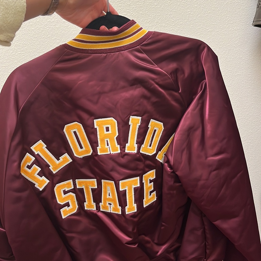 VINTAGE FSU Florida state university letterman varsity jacket❤️💛 GO NOLES!!!